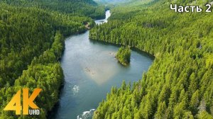 4K Drone Footage of Canadian Rivers and Waterfalls - Ambient Drone Film + Calming Music - Part 10.2