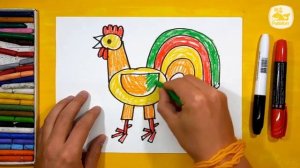 Рисуем ДОМИК с малышом РыбаКит папа рисует