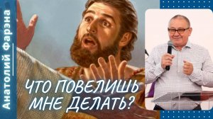 Что повелишь мне делать? Анатолий Фарэна