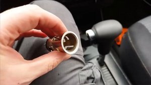 hyundai getz как снять прикуриватель