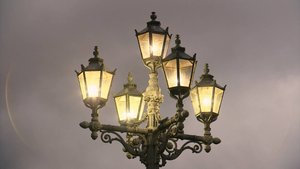 Впервые в Петербурге: уличные электрически фонари