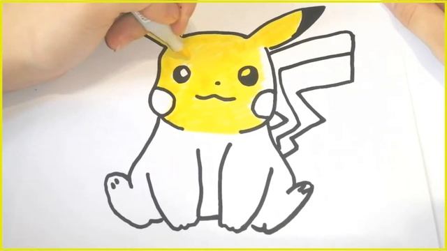 Легкий рисунок Пикачу/Pikachuni oson chizish/Жеңіл сурет салу Пикачу/chizish смотреть онлайн