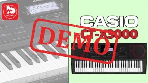 Синтезатор CASIO CT-X3000 - демонстрация звучания
