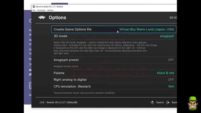 Nintendo Virtual Boy Emulation 2 Minute Tutorial