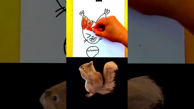 Смешные звери #простыерисунки ￼