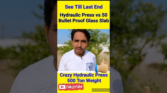 Hydraulic press vs bulletproof Glass #hydraulicpress #hydraulicpressexperiment #viralshortvideo2022 смотреть онлайн