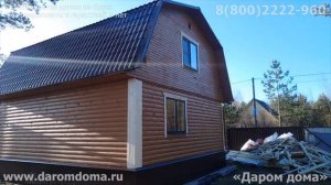 Дом 8х8 с эркером и террасой в Всеволожском районе. Обзор проекта дачного дома из бруса