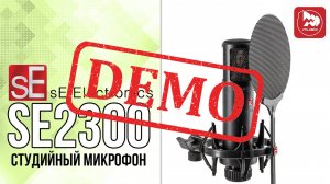 Студийный микрофон SE ELECTRONICS SE 2300 - демонстрация звучания