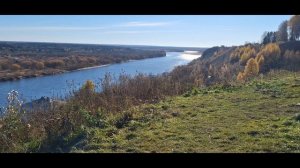 Древний центр Чердыни, Троицкое городище. Красивый вид на Полюд и реку Колву.mp4