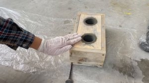 How to make LEGO bricks from cement - Bricks with joints without mortar