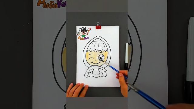 Маша и медведь #простыерисунки ￼