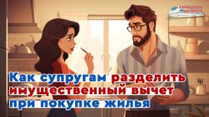 Как супругам разделить имущественный вычет при покупке жилья