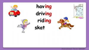 Правило - добавляем окончание в настоящем продолженном времени