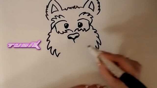 Легкие рисунки из РУССКИХ слов (1 слово  - йорк)