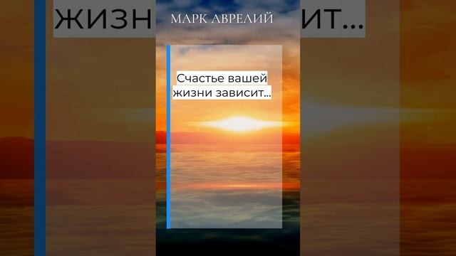 Просто про счастье сказал Марк Аврелий short #shorts #shortsvideo #счастье