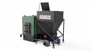 Механизированный котёл на лузге 350 кВт КВм-0,35Л