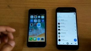iPhone 5s Vs Samsung A3 2017 Test speed dan Camera