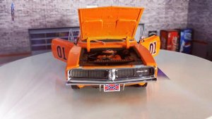 DODGE CHARGER 1969 | 1:18 | MAISTO | GENERAL LEE DECALS | DIE-CAST | MODELCAR