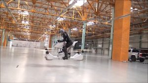 World’s First Rideable Hoverbike in Flight / Hoversurf Scorpion 3