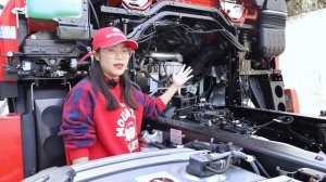 Let's follow Miss Barbara's explanation to understand this ISUZU GIGA cabin chassis truck~