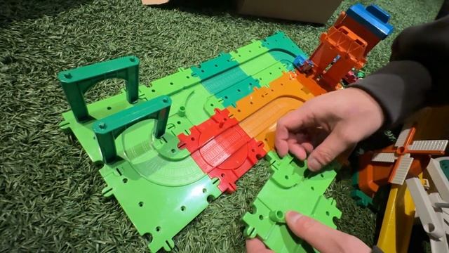 "Thomas and Harold's Air Walk Adventure: Setting Up for Playtime Fun! :Brio style toy-"