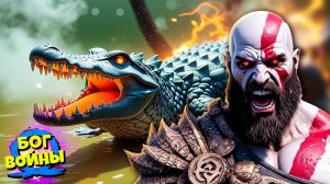 Пережил битву ГИГАНТСКИХ КРОКОДИЛОВ в God of War Ragnarok #5