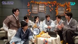 Трансляция BTS на Weverse в честь праздника ЧУСОК 08.09.2022