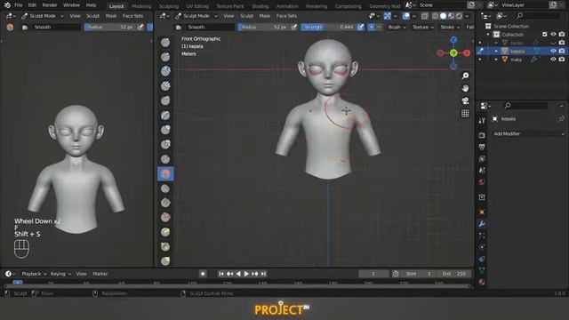 Sculpting Killua Zoldyck From 'Hunter X Hunter' | Blender 3D | Character 3D | Anime Character
