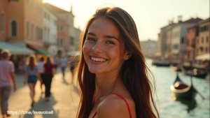 На ступеньках Венеции