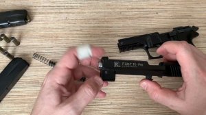 Не полная разборка пистолета P226T TK