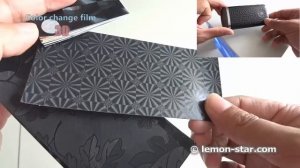 3D vinyl film used for car cellphone color change