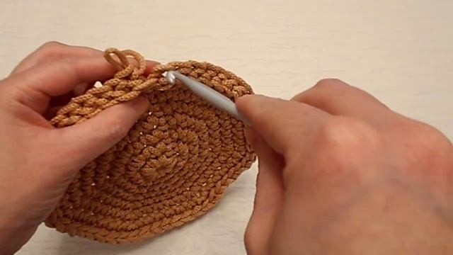 Вязание корзиночки / Knitting baskets. #Полиэфирныйшнур