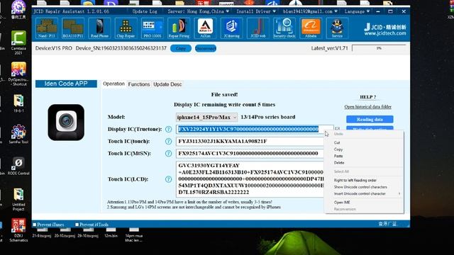 Fix lỗi báo màn, trueton iphone 14promax khi thay màn hình / ip14 promax lcd replacement trueton fi