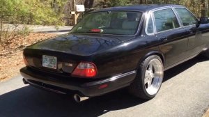 1998 Jaguar XJR new look drive up and revs