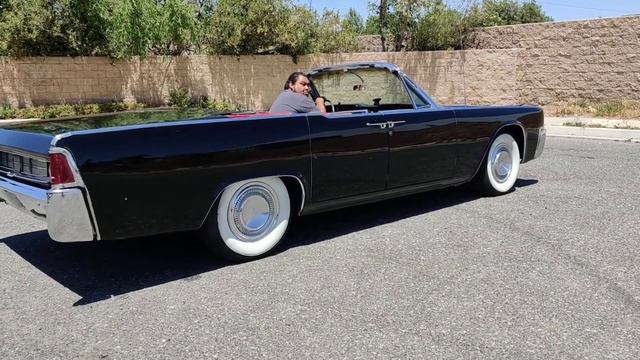 1963 lincoln continental convertible top in action смотреть онлайн