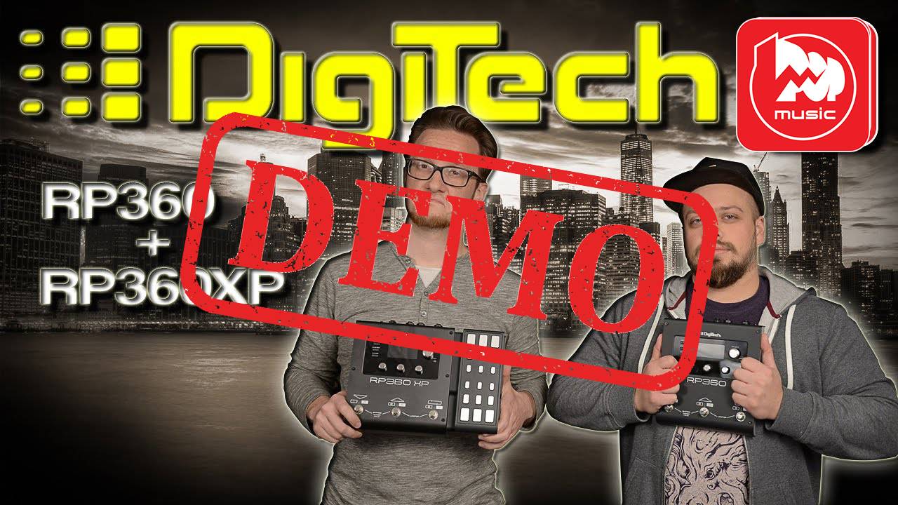 Гитарный процессор DIGITECH RP360 и DIGITECH RP360XP - демонстрация звучания