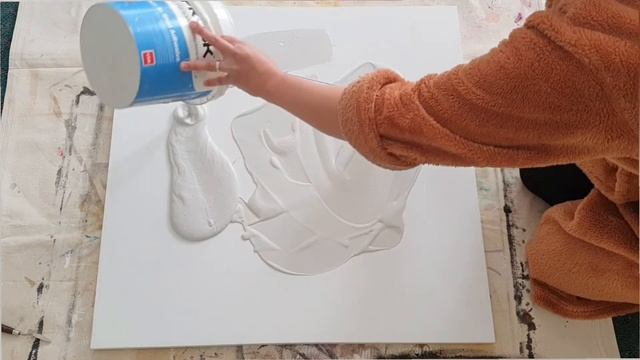 Easy DIY Textured Wall Art | Hand-Swirled Textured Art