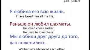 № 129 Русские глаголы   ЛЮБИТЬ   все значения