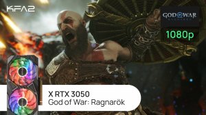 KFA2 X GeForce RTX 3050 Black | God of War: Ragnarok | 1080p (Full HD) разрешение