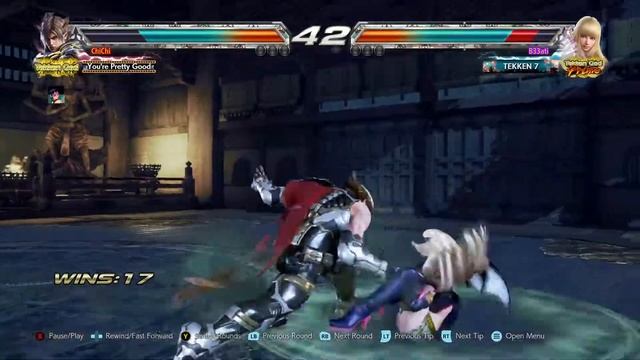 Tekken 7 v5.01 - ChiChi (Lars) Vs. B33ati (Lili) - FT5 смотреть онлайн