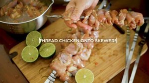 Куриные шашлычки по-тайски Гай Янг