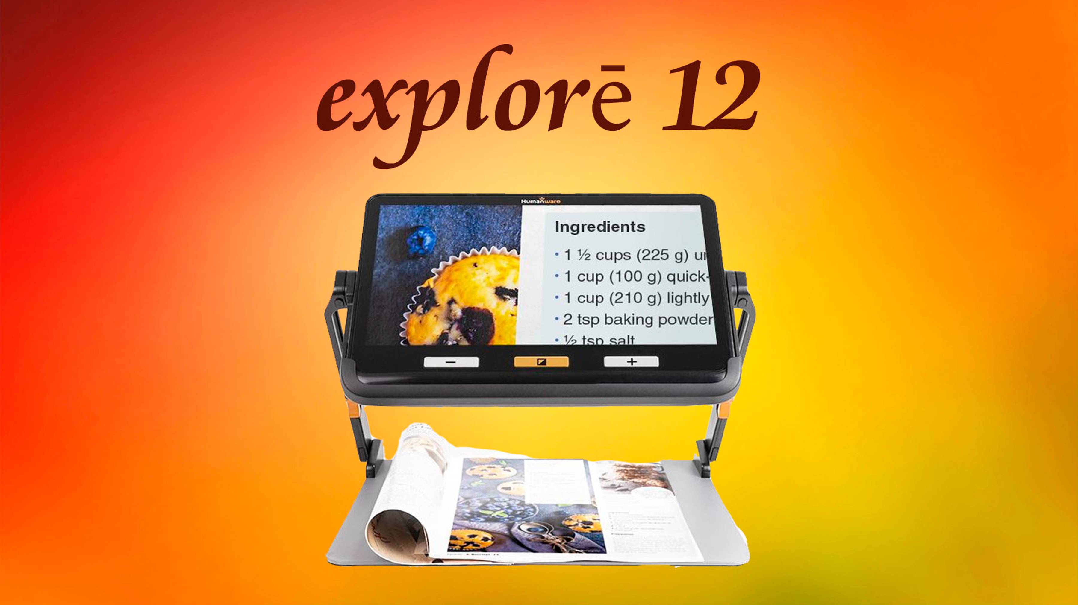 Электронный видео увеличитель Explore 12 смотреть онлайн