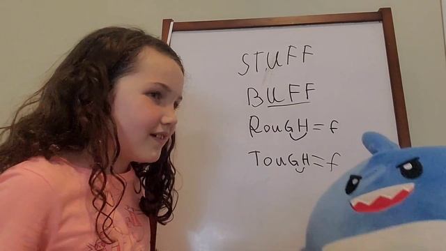 Olivia & Smart Shark explore STUFF, BUFF, ROUGH, TOUGH, and... THOUGH? #kidsvideo #kidstv #learning