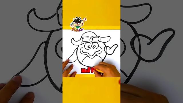 Как нарисовать Пина рисуем мультик Смешарики