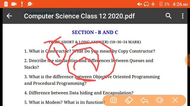 Computer Science Class 12 Important Questions 2020 JAC Board | JAC Board 2020 | CMS Class 12 2020
