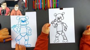 Как нарисовать Фредди из ФНАФ / Федя художник