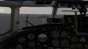 Omsk landing in the An24 - X-Plane 11