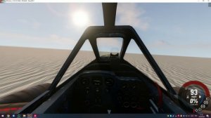 учусь летать на самолете в BEAMNG DRIVE