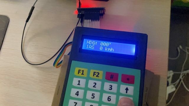 Испытания прототипа панели управления модулем Smart IRS.  #aviation #arduino