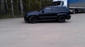 Jeep SRT 8 LAUNCH бешеное ускорение